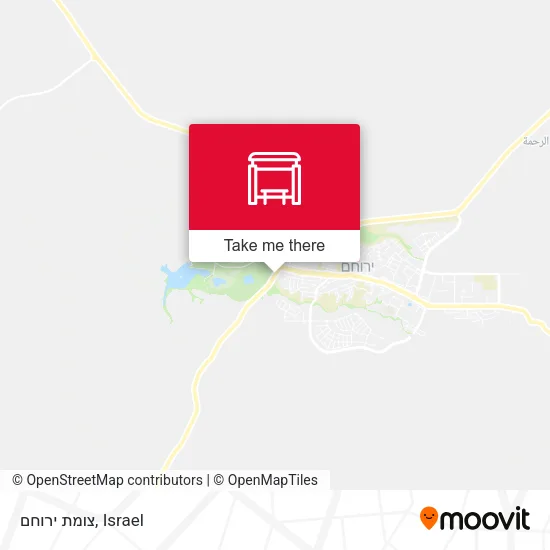 Карта צומת ירוחם