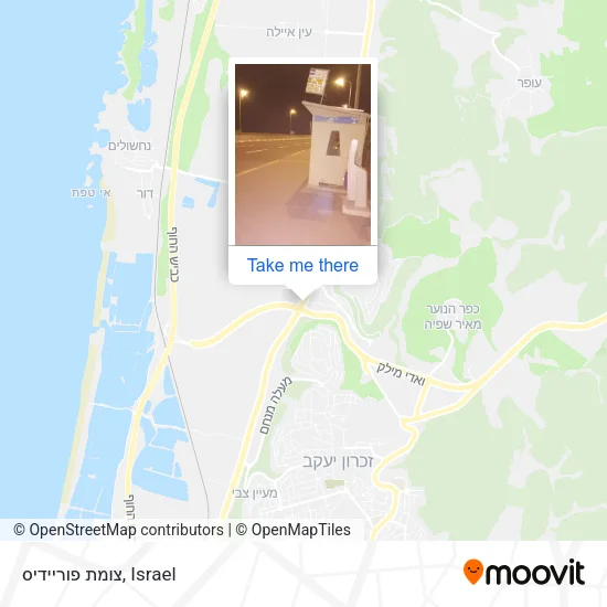 Карта צומת פוריידיס