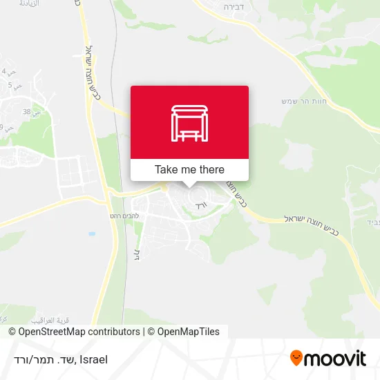 Карта שד. תמר/ורד