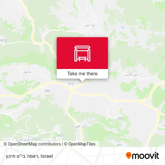 Карта ראמה בי''ס תיכון