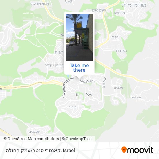 קאנטרי סנטר/עמק החולה map