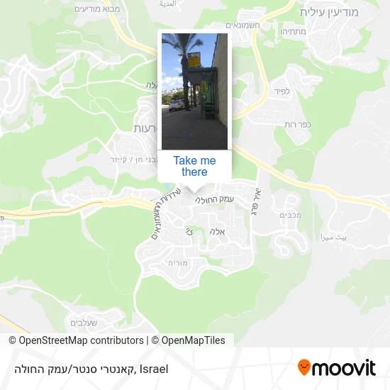 Карта קאנטרי סנטר/עמק החולה