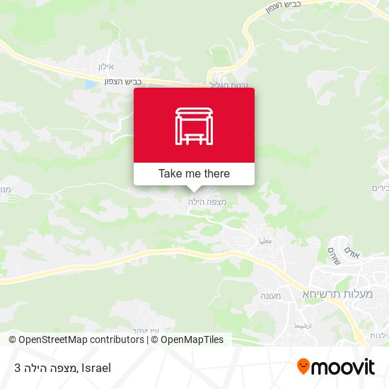מצפה הילה 3 map