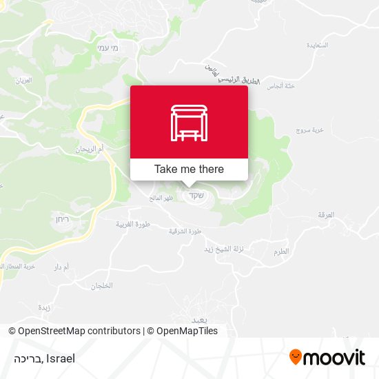 בריכה map
