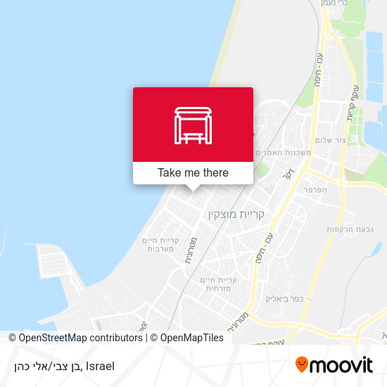 בן צבי/אלי כהן map