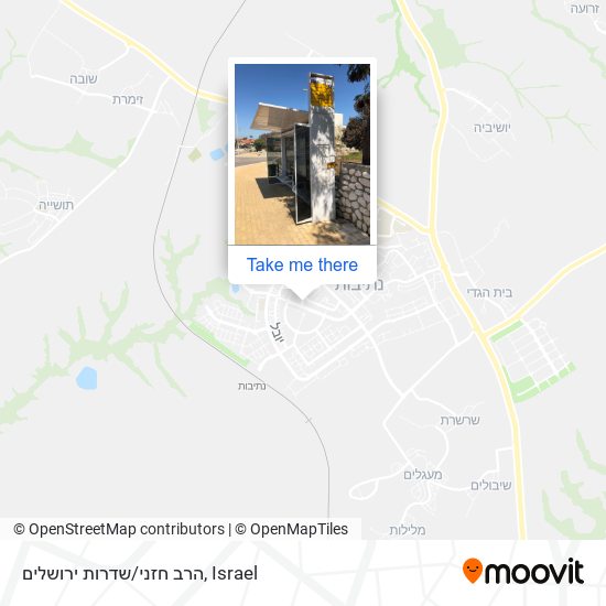 הרב חזני/שדרות ירושלים map