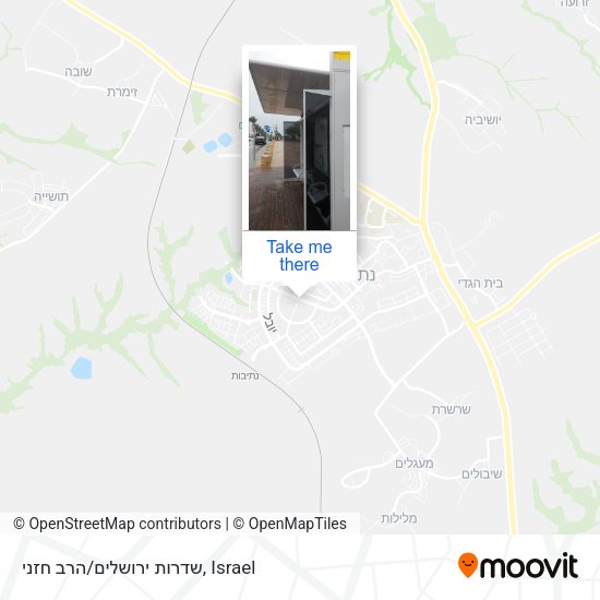 שדרות ירושלים/הרב חזני map