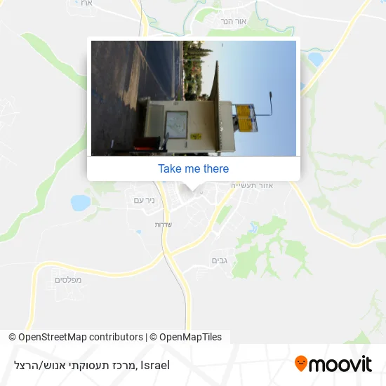 Карта מרכז תעסוקתי אנוש/הרצל