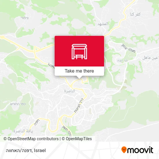 Карта דפנה/האחווה