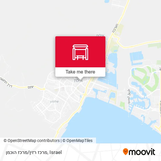 Карта מרכז רזין/מרכז הוכמן