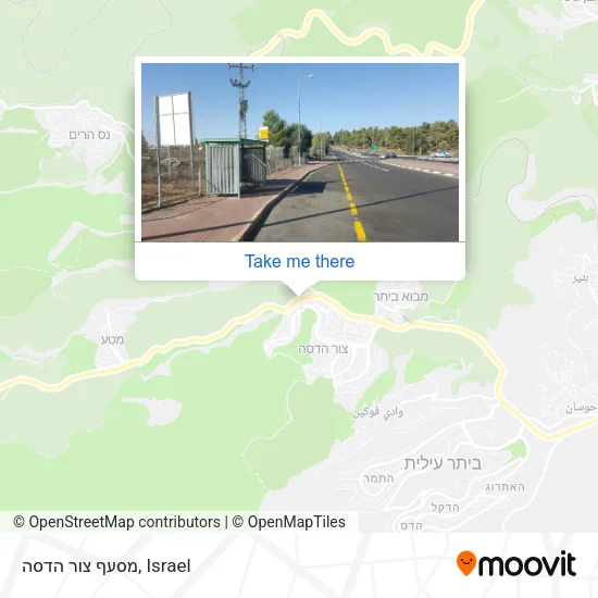 Карта מסעף צור הדסה