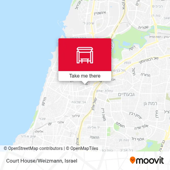 Court House/Weizmann map