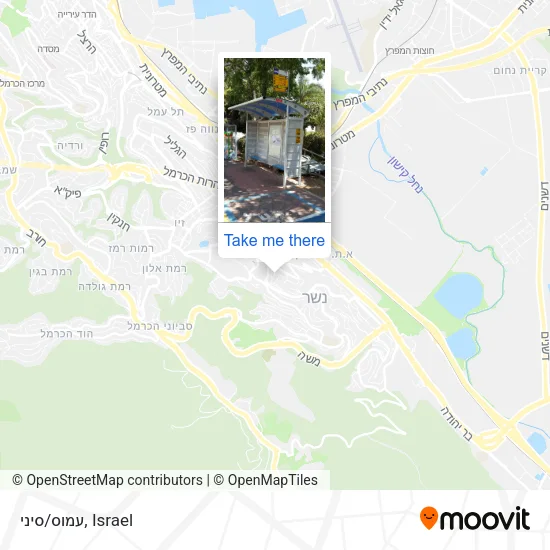 עמוס/סיני map