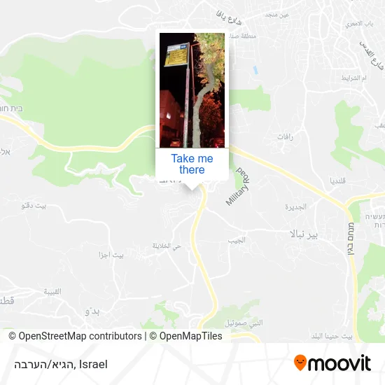 Карта הגיא/הערבה