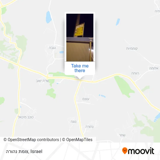 Карта צומת נהורה