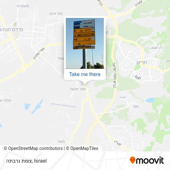 Карта צומת נרבתה