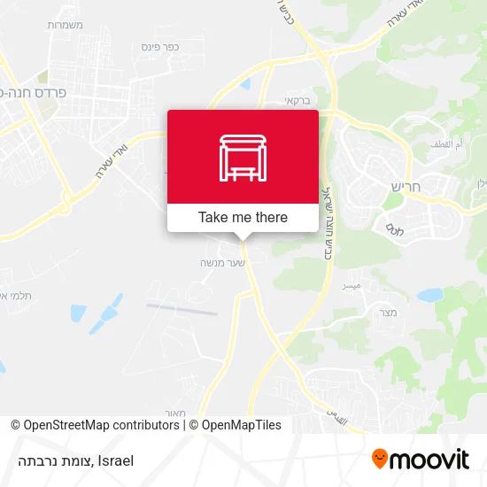 Карта צומת נרבתה