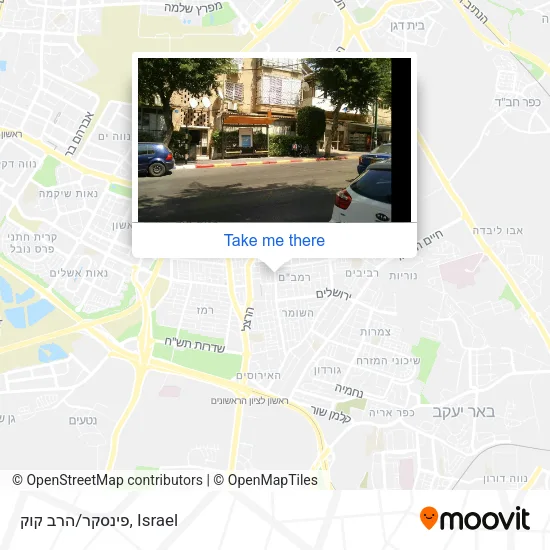 פינסקר/הרב קוק map