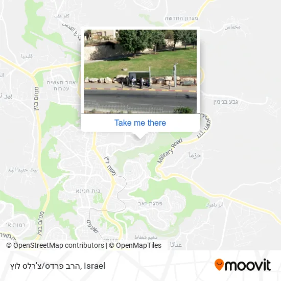 Карта הרב פרדס/צ'רלס לוץ