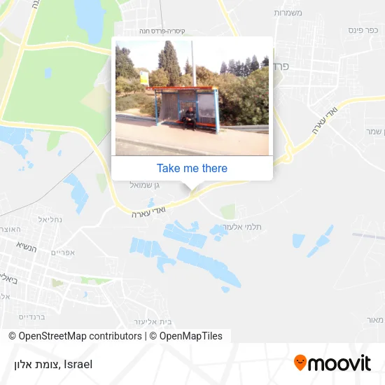Карта צומת אלון