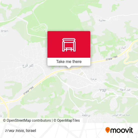 Карта צומת עארה