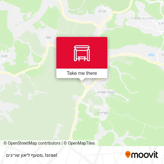 Карта מסעף ליאון שריגים