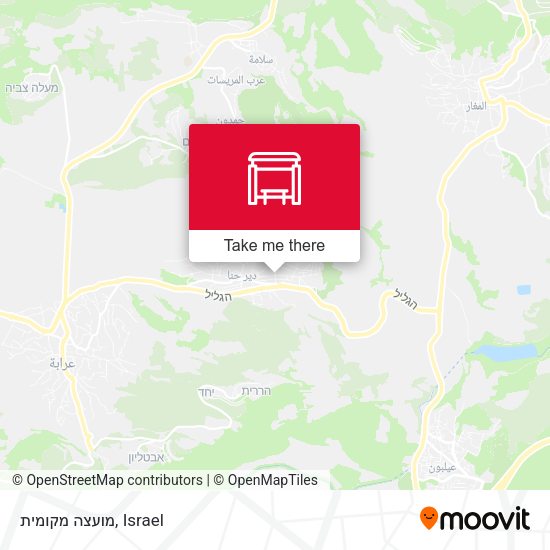 מועצה מקומית map