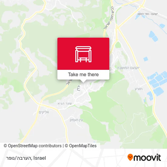 הערבה/נופר map