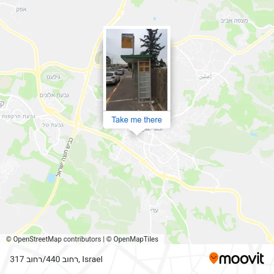 Карта רחוב 440/רחוב 317