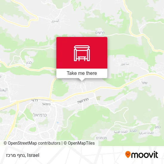 Карта נחף מרכז