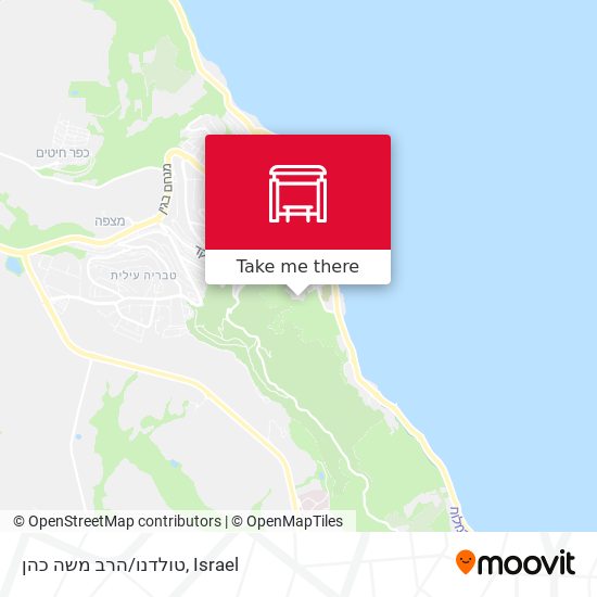 טולדנו/הרב משה כהן map
