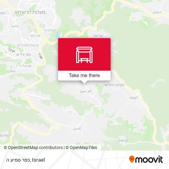 Карта כפר סמיע ה