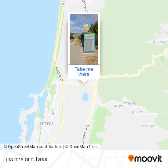 חוות אהרונסון map