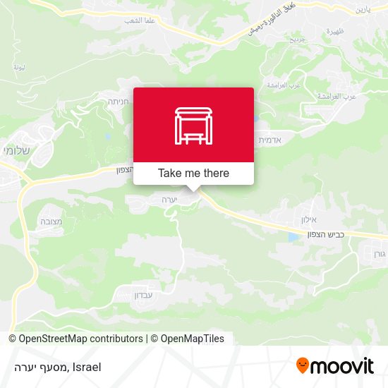 Карта מסעף יערה