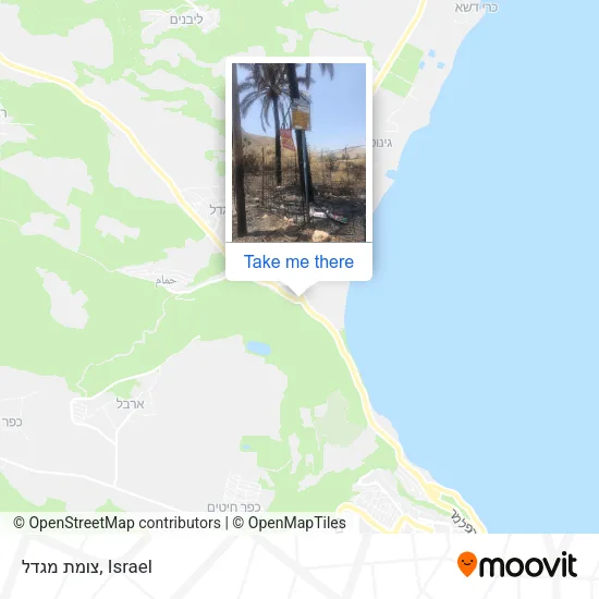 Карта צומת מגדל