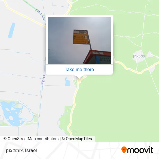 צומת גונן map