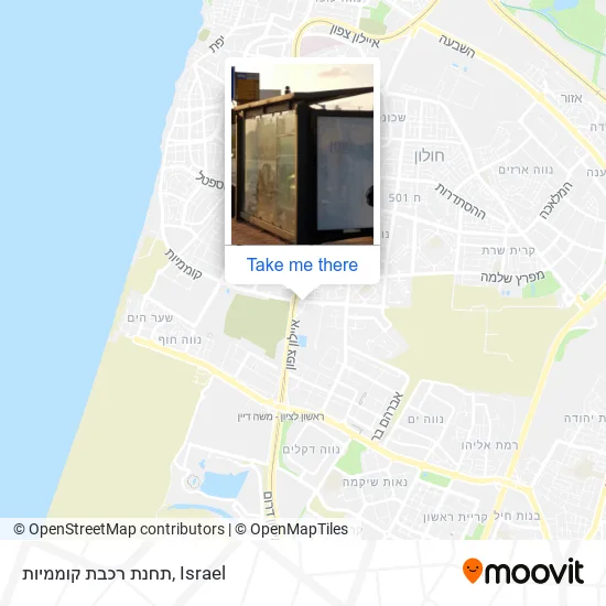 Карта תחנת רכבת קוממיות