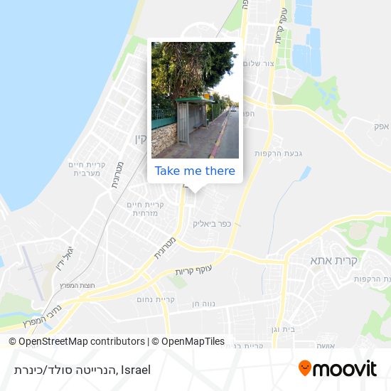 הנרייטה סולד/כינרת map