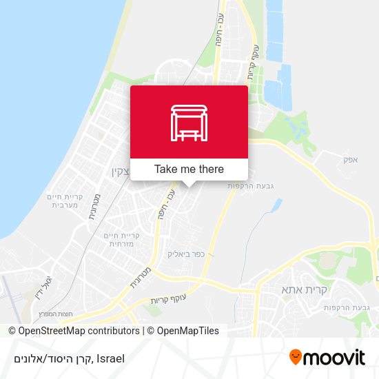 קרן היסוד/אלונים map