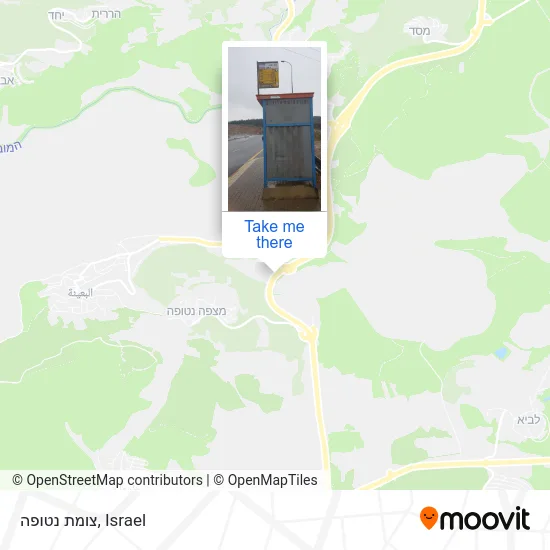 Карта צומת נטופה