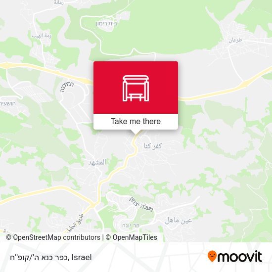 כפר כנא ה'/קופ''ח map