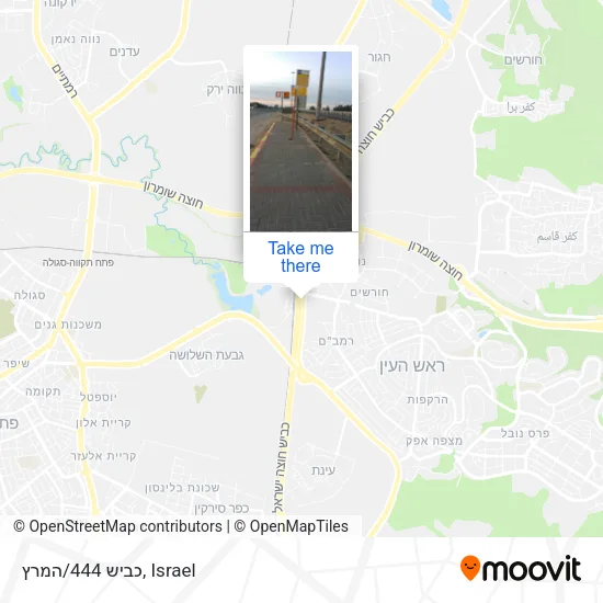 Карта כביש 444/המרץ