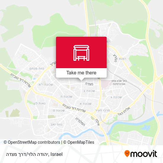 יהודה הלוי/דרך מצדה map