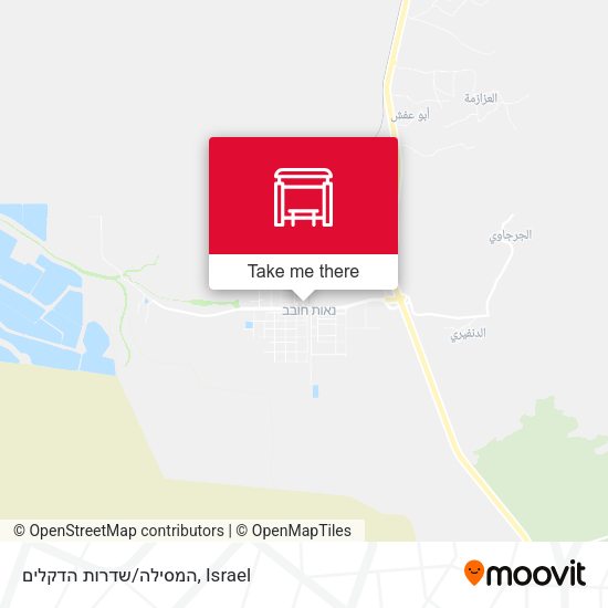 המסילה/שדרות הדקלים map