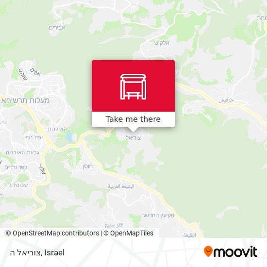 צוריאל ה map