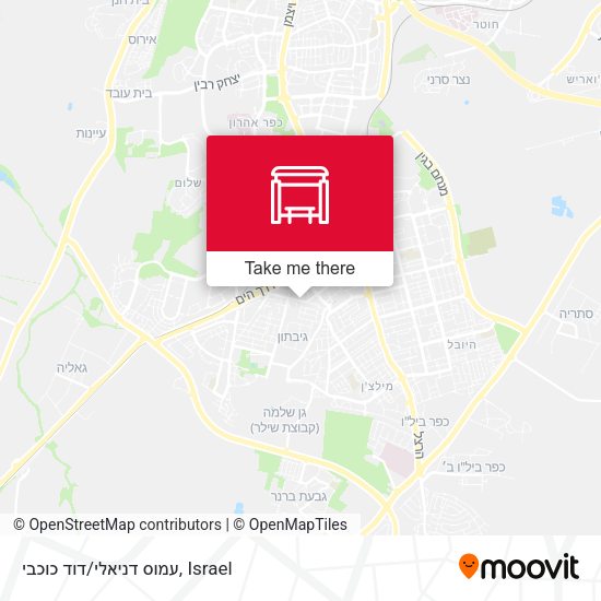 עמוס דניאלי/דוד כוכבי map