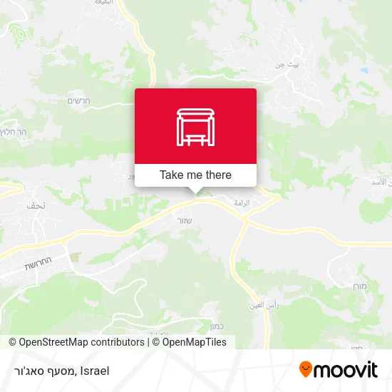Карта מסעף סאג'ור
