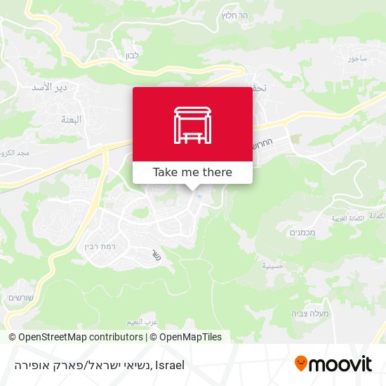 נשיאי ישראל/פארק אופירה map