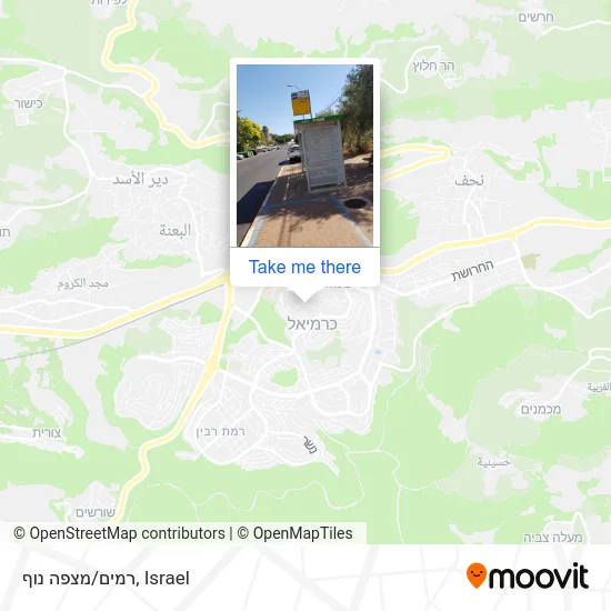 Карта רמים/מצפה נוף