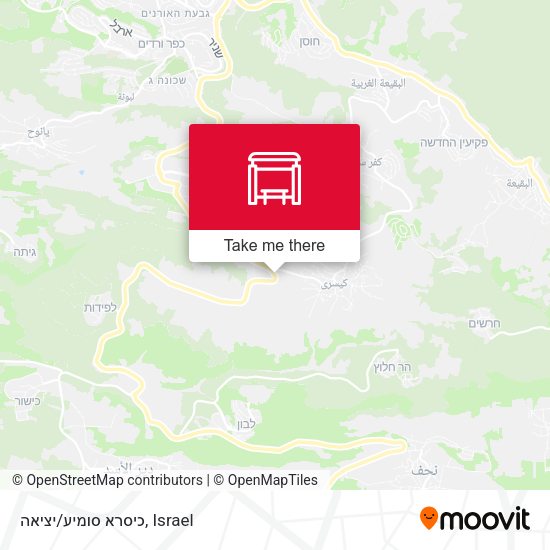 כיסרא סומיע/יציאה map